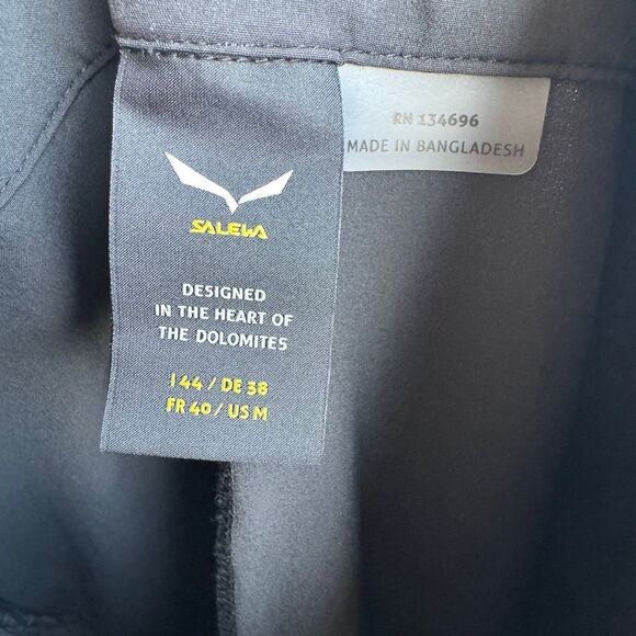 Salewa Pants Men's Black Grey US M Durastretch Slim Fit Straight Leg Performance - Picture 5 of 6